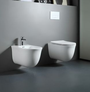 Подвесной унитаз Aquatek Классик AQ1112-00 безободковый с легкосъемным сиденьем Soft Close